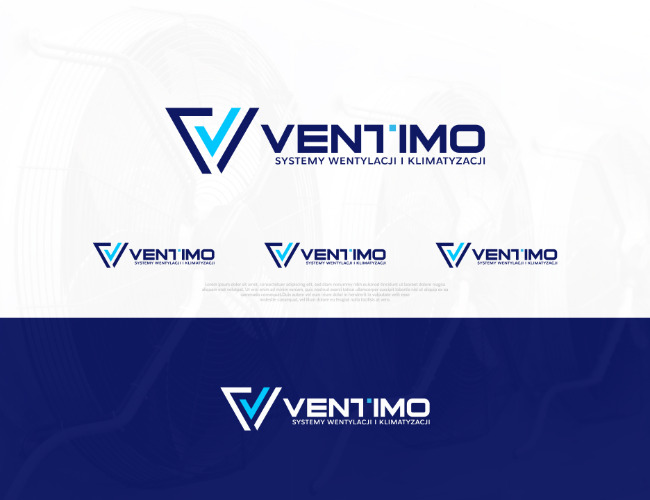 Projektowanie logo dla firm,  Logo, firma: wentylacja-klimatyzacja, logo firm - ventimo