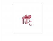 Projekt graficzny, nazwa firmy, tworzenie logo firm Logo marki Hair Plus (hair+) - wlodkazik