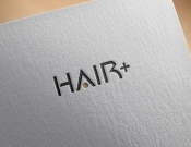Projekt graficzny, nazwa firmy, tworzenie logo firm Logo marki Hair Plus (hair+) - P4vision