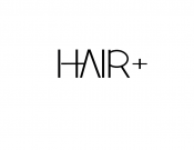 Projekt graficzny, nazwa firmy, tworzenie logo firm Logo marki Hair Plus (hair+) - czarna303