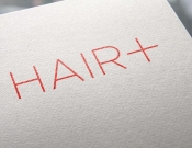 Projekt graficzny, nazwa firmy, tworzenie logo firm Logo marki Hair Plus (hair+) - JEDNOSTKA  KREATYWNA