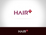 Projekt graficzny, nazwa firmy, tworzenie logo firm Logo marki Hair Plus (hair+) - Blanker