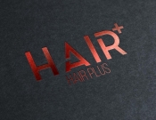 Projekt graficzny, nazwa firmy, tworzenie logo firm Logo marki Hair Plus (hair+) - RChrusciel