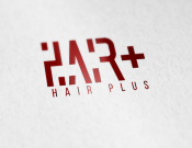 Projekt graficzny, nazwa firmy, tworzenie logo firm Logo marki Hair Plus (hair+) - radofreshdesign