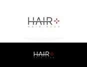 Projekt graficzny, nazwa firmy, tworzenie logo firm Logo marki Hair Plus (hair+) - myConcepT