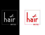 Projekt graficzny, nazwa firmy, tworzenie logo firm Logo marki Hair Plus (hair+) - tunada