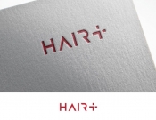 Projekt graficzny, nazwa firmy, tworzenie logo firm Logo marki Hair Plus (hair+) - stone