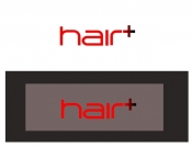 Projekt graficzny, nazwa firmy, tworzenie logo firm Logo marki Hair Plus (hair+) - jaczyk
