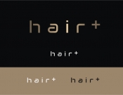 Projekt graficzny, nazwa firmy, tworzenie logo firm Logo marki Hair Plus (hair+) - evadesign