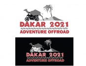 Projekt graficzny, nazwa firmy, tworzenie logo firm Logo podróży Motocyklowych Adventure - alienmar