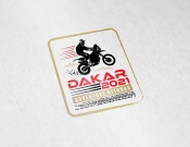 Projekt graficzny, nazwa firmy, tworzenie logo firm Logo podróży Motocyklowych Adventure - Blanker