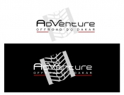Projekt graficzny, nazwa firmy, tworzenie logo firm Logo podróży Motocyklowych Adventure - jaczyk