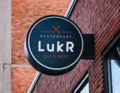 Projekt graficzny, nazwa firmy, tworzenie logo firm Logo dla restautacji LUKR - Quattro
