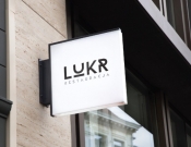 Projekt graficzny, nazwa firmy, tworzenie logo firm Logo dla restautacji LUKR - stone