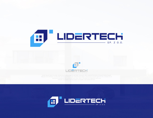 Projektowanie logo dla firm,  Logo dla firmy budowlanej., logo firm - Lidertech