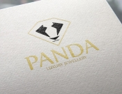 Projekt graficzny, nazwa firmy, tworzenie logo firm Logotyp dla Firmy "Panda" biżuteria - romish