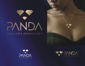Projekt graficzny, nazwa firmy, tworzenie logo firm Logotyp dla Firmy "Panda" biżuteria - evadesign