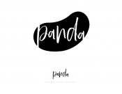 Projekt graficzny, nazwa firmy, tworzenie logo firm Logotyp dla Firmy "Panda" biżuteria - zabrinesca