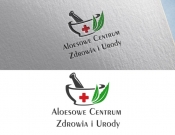 Projekt graficzny, nazwa firmy, tworzenie logo firm Aloesowe Centrum Zdrowia i Urody - Worach-Art