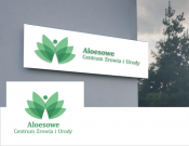 Projekt graficzny, nazwa firmy, tworzenie logo firm Aloesowe Centrum Zdrowia i Urody - kruszynka