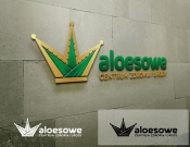 Projekt graficzny, nazwa firmy, tworzenie logo firm Aloesowe Centrum Zdrowia i Urody - grabson