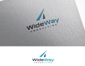 Projekt graficzny, nazwa firmy, tworzenie logo firm Logo firmy konsultingowej WideWay - stone