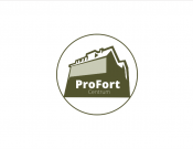 Projekt graficzny, nazwa firmy, tworzenie logo firm Logo dla budynku ProFort Centrum - kruszynka