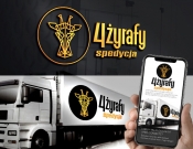 Projekt graficzny, nazwa firmy, tworzenie logo firm Logo - 4 Żyrafy - spedycja  - timur
