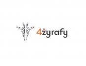 Projekt graficzny, nazwa firmy, tworzenie logo firm Logo - 4 Żyrafy - spedycja  - ziemko