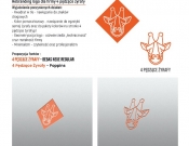Projekt graficzny, nazwa firmy, tworzenie logo firm Logo - 4 Żyrafy - spedycja  - SiatArt