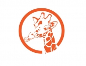 Projekt graficzny, nazwa firmy, tworzenie logo firm Logo - 4 Żyrafy - spedycja  - alienmar