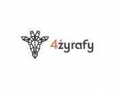 Projekt graficzny, nazwa firmy, tworzenie logo firm Logo - 4 Żyrafy - spedycja  - ziemko