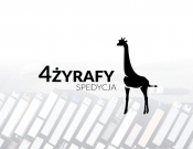 Projekt graficzny, nazwa firmy, tworzenie logo firm Logo - 4 Żyrafy - spedycja  - Radkowy