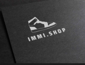 Projekt graficzny, nazwa firmy, tworzenie logo firm immi.shop  Logo dla hurtowni - looopv