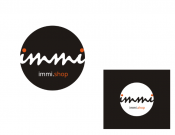 Projekt graficzny, nazwa firmy, tworzenie logo firm immi.shop  Logo dla hurtowni - kruszynka