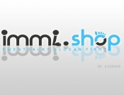 Projekt graficzny, nazwa firmy, tworzenie logo firm immi.shop  Logo dla hurtowni - kacpemi