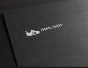 Projekt graficzny, nazwa firmy, tworzenie logo firm immi.shop  Logo dla hurtowni - looopv