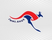Projekt graficzny, nazwa firmy, tworzenie logo firm immi.shop  Logo dla hurtowni - Pocahontas