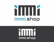 Projekt graficzny, nazwa firmy, tworzenie logo firm immi.shop  Logo dla hurtowni - Wiruz