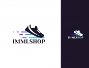 Projekt graficzny, nazwa firmy, tworzenie logo firm immi.shop  Logo dla hurtowni - LogRina