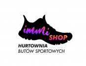 Projekt graficzny, nazwa firmy, tworzenie logo firm immi.shop  Logo dla hurtowni - patkaaa