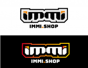 Projekt graficzny, nazwa firmy, tworzenie logo firm immi.shop  Logo dla hurtowni - rasti