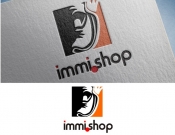 Projekt graficzny, nazwa firmy, tworzenie logo firm immi.shop  Logo dla hurtowni - jaczyk