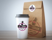 Projekt graficzny, nazwa firmy, tworzenie logo firm Logo dla fit cukiernio/kawiarni - Blanker