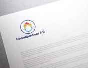 Projekt graficzny, nazwa firmy, tworzenie logo firm Logo dla firmy Installpartner AS - Blanker