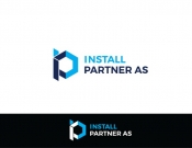 Projekt graficzny, nazwa firmy, tworzenie logo firm Logo dla firmy Installpartner AS - stone