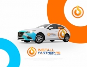 Projekt graficzny, nazwa firmy, tworzenie logo firm Logo dla firmy Installpartner AS - myConcepT
