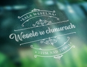Projekt graficzny, nazwa firmy, tworzenie logo firm Logo sali weselnej/WESELE W CHMURACH - patkaaa