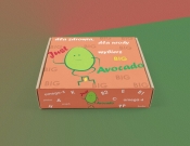 Projekt graficzny, nazwa firmy, tworzenie logo firm Kartonowa skrzynka na Avocado - Tess