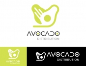Projekt graficzny, nazwa firmy, tworzenie logo firm Logo na Brand Avocado Dystrybucja - Śmieciojad
